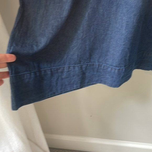 Draper James Chambray Ruffle Shift✨ - Picture 7 of 9